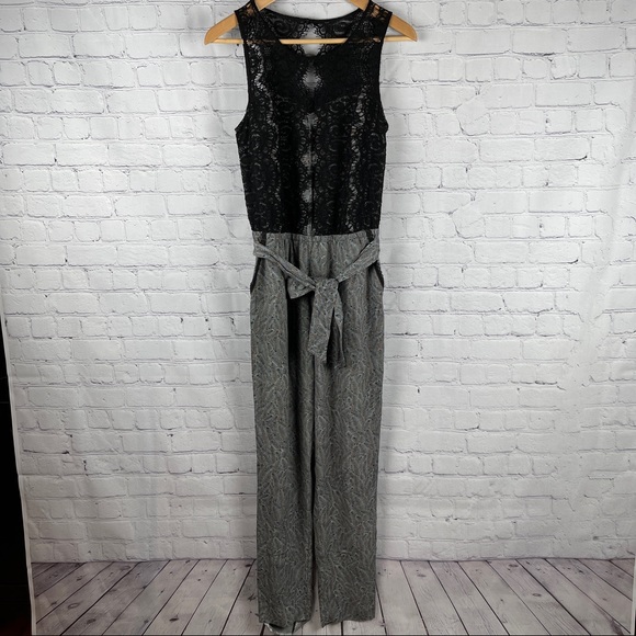 ANTHROPOLOGIE ELEVENSES lace medley jumpsuit, size 2 - Picture 2 of 16